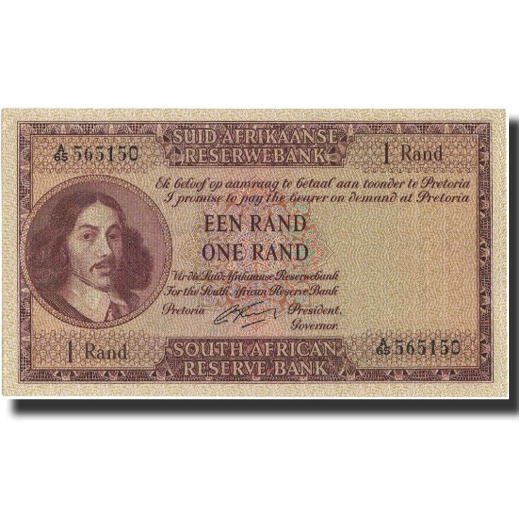 Banknote, South Africa, 1 Rand, Undated (1961-65), KM:103b, UNC(65-70)