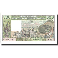 Banknote, West African States, 500 Francs, 1988, 1988, KM:706Ka, UNC(65-70)