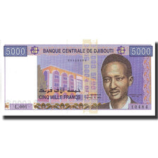 Geldschein, Dschibuti, 5000 Francs, Undated (2002), KM:44, UNZ