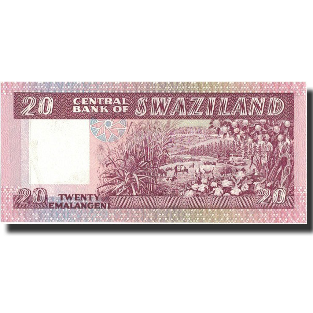 Banknote, Swaziland, 20 Emalangeni, Undated (1986), KM:12a, UNC(65-70)