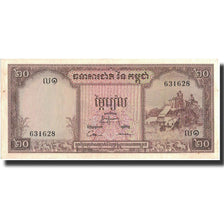 Banknote, Cambodia, 20 Riels, UNDATED (1956-75), KM:5c, UNC(60-62)