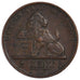 Coin, Belgium, Leopold I, 2 Centimes, 1863, AU(55-58), Copper, KM:4.2