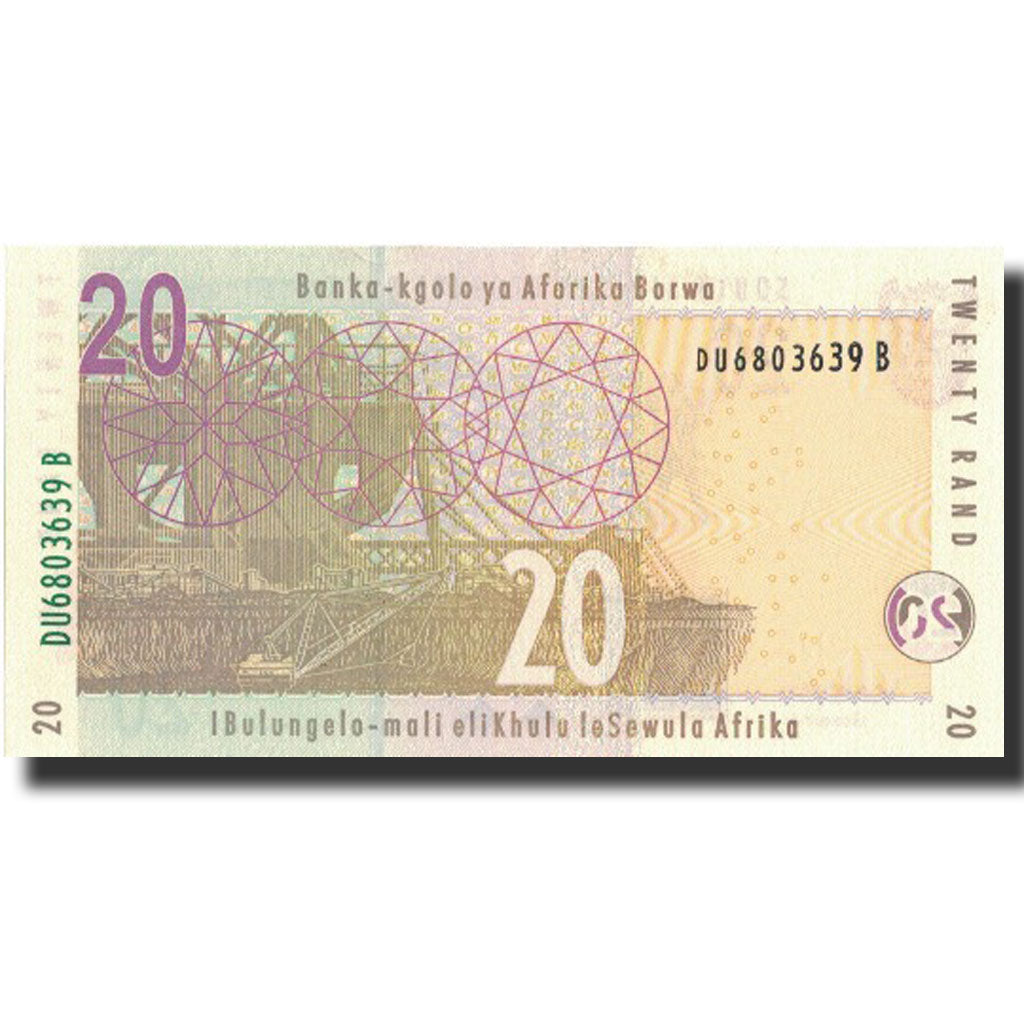 Banknote, South Africa, 20 Rand, 1999, 1999, KM:124b, UNC(64)