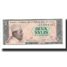 Billete, 2 Sylis, 1981, Guinea, 1981, KM:21a, UNC