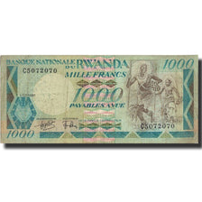 Banconote, Ruanda, 1000 Francs, 1981, 1981-07-01, KM:17a, MB+