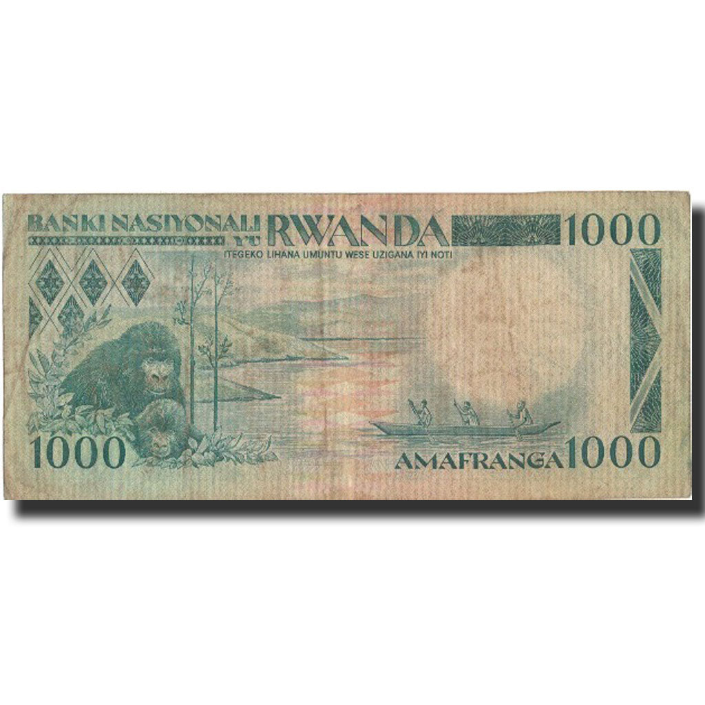 Banknote, Rwanda, 1000 Francs, 1981, 1981-07-01, KM:17a, VF(30-35)