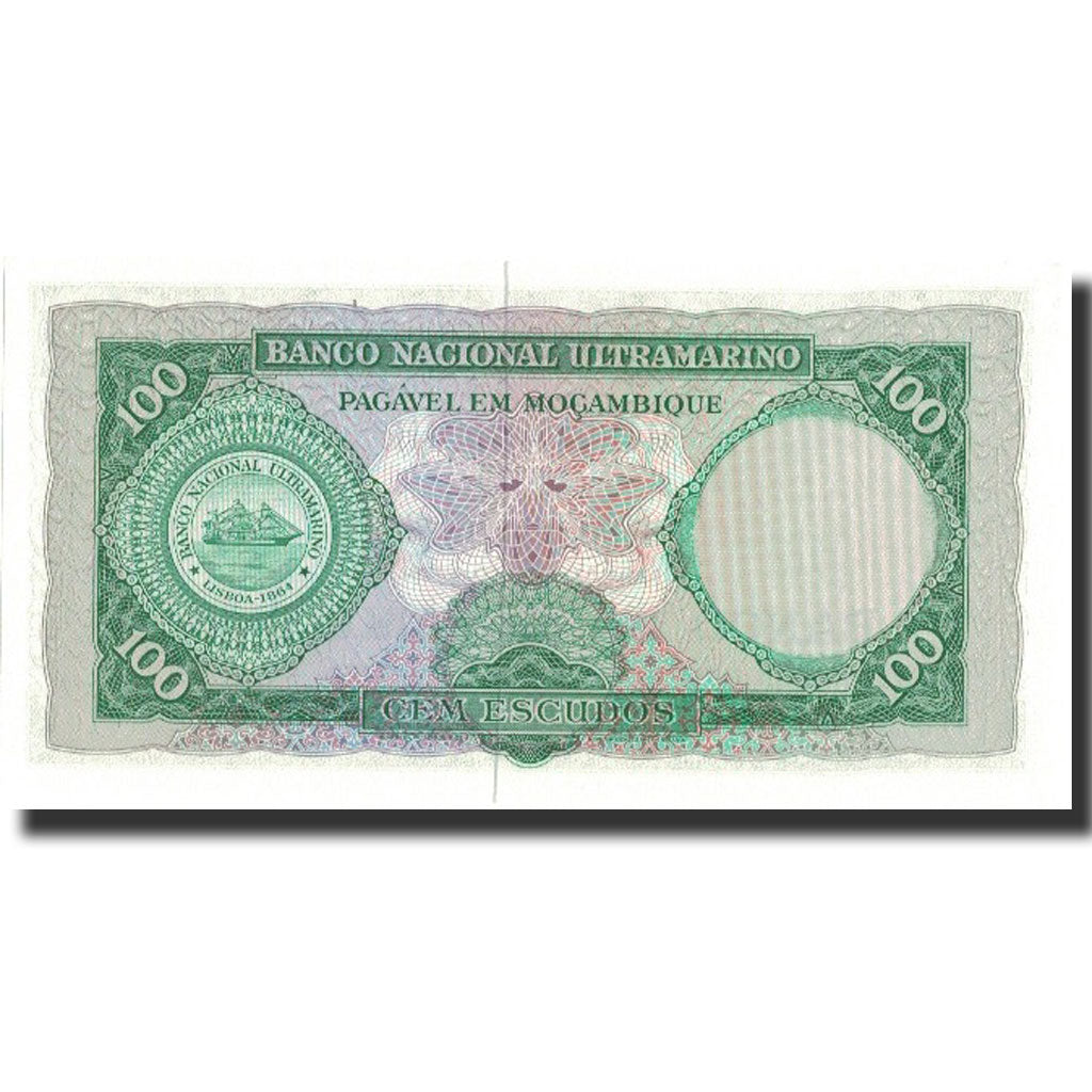 Billet, Mozambique, 100 Escudos, 1961, 1961-03-27, KM:109a, NEUF