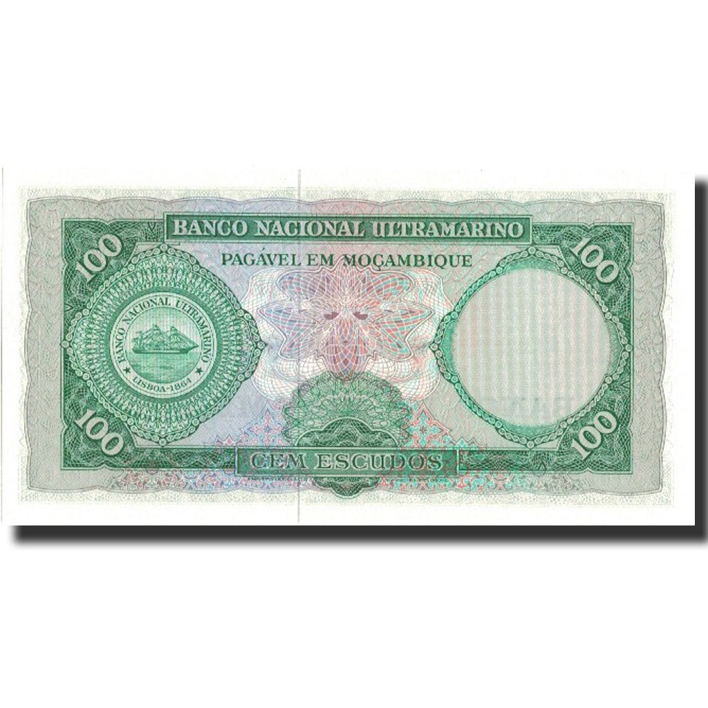 Banknot, Mozambik, 100 Escudos, 1961, 1961-03-27, KM:109a, UNC(65-70)