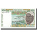 Banknote, West African States, 500 Francs, 1993, 1993, KM:710Kc, UNC(65-70)
