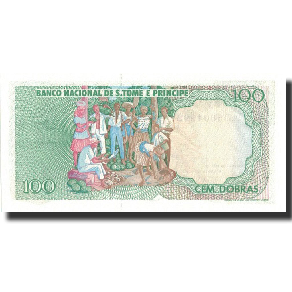 Banknote, Saint Thomas and Prince, 100 Dobras, 1989, 1989-01-04, KM:60