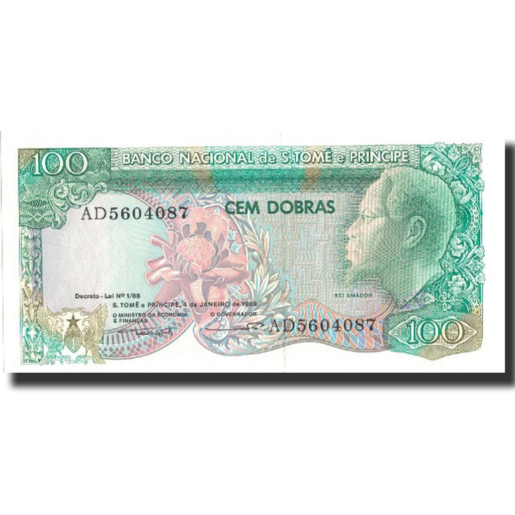 Banknote, Saint Thomas and Prince, 100 Dobras, 1989, 1989-01-04, KM:60