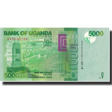 Banknote, Uganda, 5000 Shillings, 2010, 2010, KM:51, UNC(64)