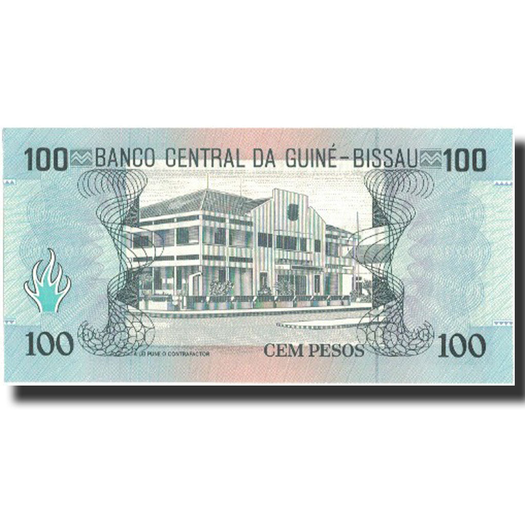 Banknote, Guinea-Bissau, 100 Pesos, 1990, 1990-03-01, KM:11, UNC(64)