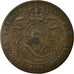 BELGIUM, 5 Centimes, 1811, KM #5.1, EF(40-45), Copper, 28.3, 9.87