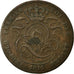 BELGIUM, 5 Centimes, 1811, KM #5.1, EF(40-45), Copper, 28.3, 9.87