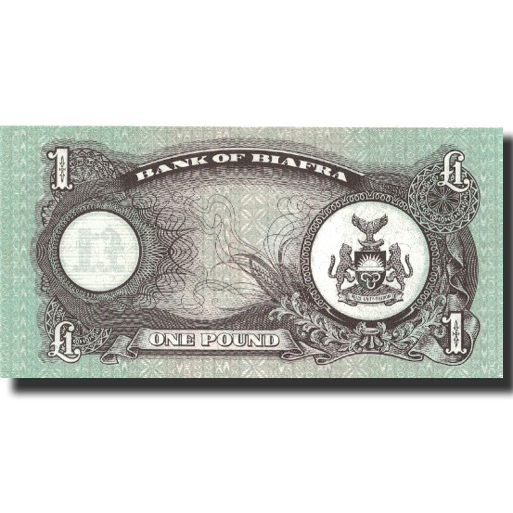 Banknote, Biafra, 1 Pound, 1968-1969, Undated (1968-1969), KM:5a, UNC(64)