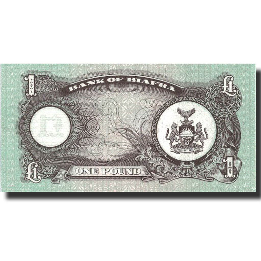 Banknot, Biafra, 1 Pound, 1968-1969, Undated (1968-1969), KM:5a, UNC(65-70)