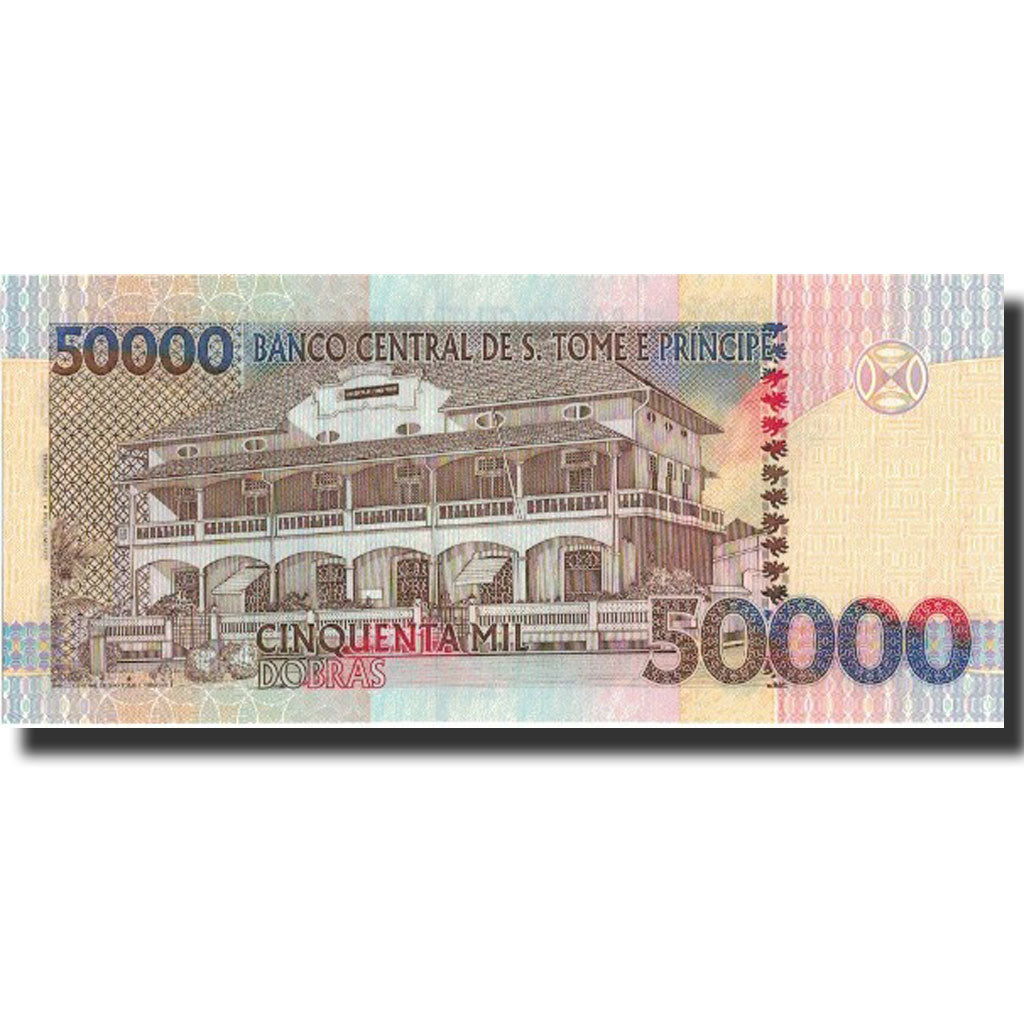 Banknote, Saint Thomas and Prince, 50,000 Dobras, 2004, 1993-08-26, KM:68b