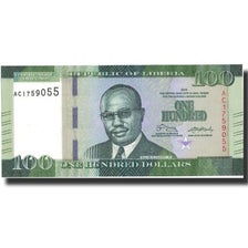 Billet, Liberia, 100 Dollars, 2016, 2016, NEUF