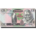 Banknote, Zambia, 1 Kwacha, Undated (1980-88), Undated, KM:23b, UNC(65-70)