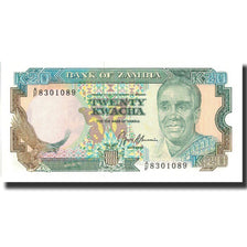 Banknote, Zambia, 20 Kwacha, Undated (1989-91), Undated, KM:32b, UNC(65-70)