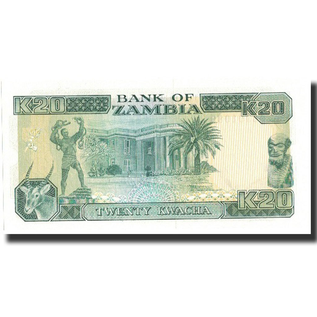 Banknote, Zambia, 20 Kwacha, Undated (1989-91), Undated, KM:32b, UNC(65-70)