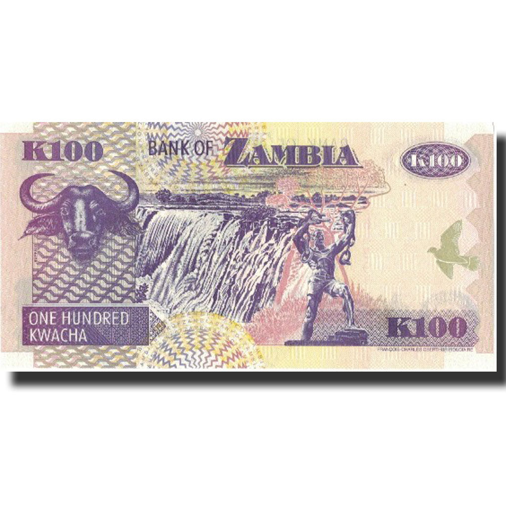 Banknote, Zambia, 100 Kwacha, 2006, 2006, KM:38f, UNC(65-70)