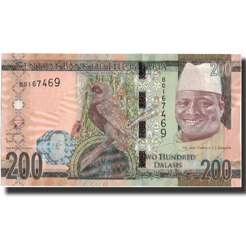 Banknote, The Gambia, 200 Francs, 2015, 2015, UNC(64)