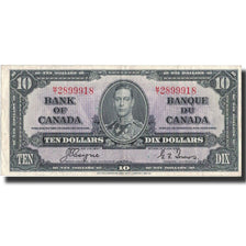 Banknote, Canada, 10 Dollars, 1937, 1937-01-02, KM:61c, EF(40-45)