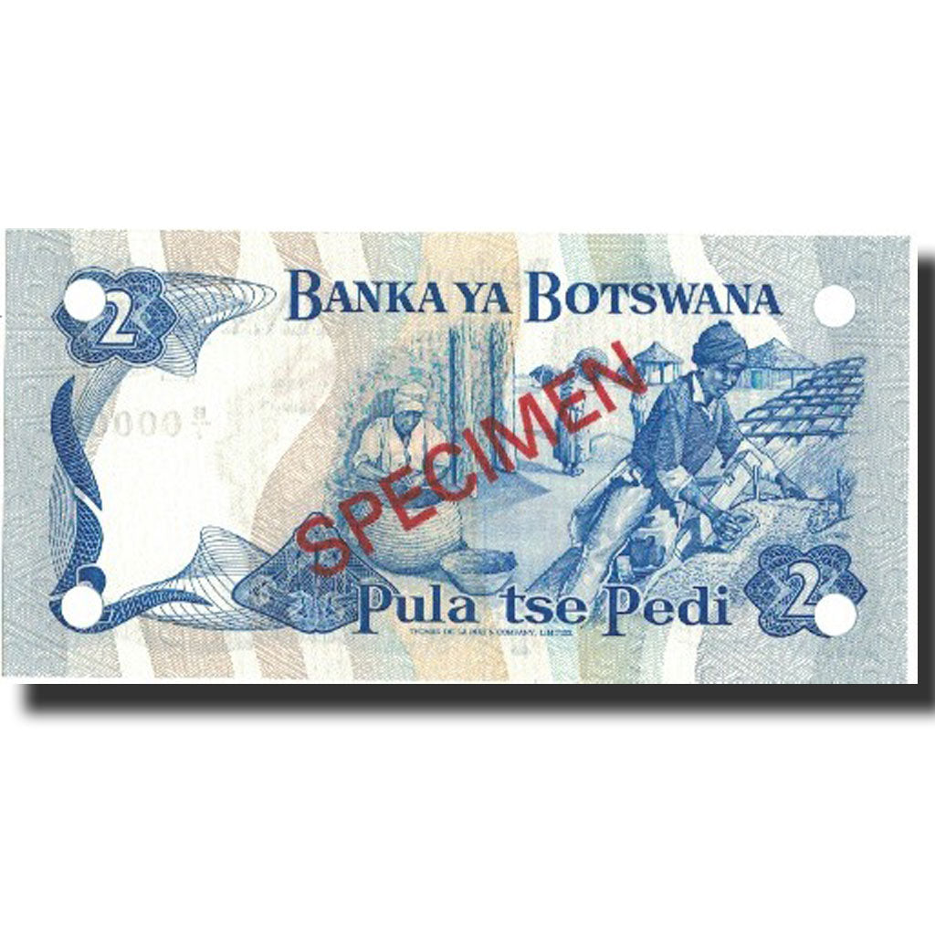 Banknote, Botswana, 2 Pula, 1976, 1976, KM:2s, UNC(65-70)
