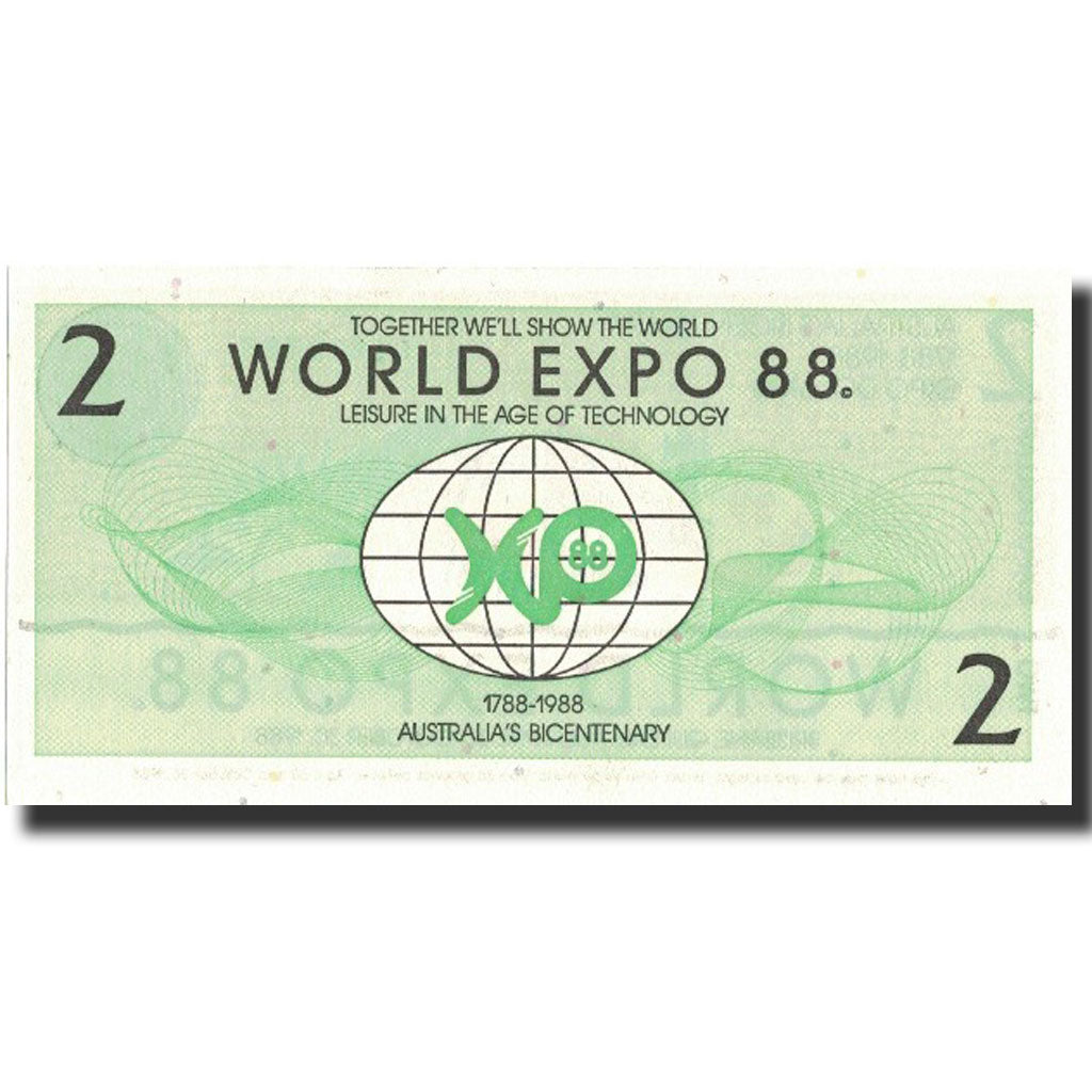 Banknote, Australia, 2 Dollars, 1988, 1988-10-30, UNC(65-70)