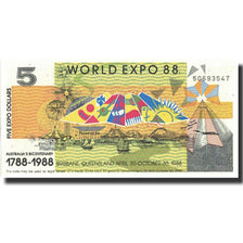 Billete, 5 Dollars, 1988, Australia, 1988-10-30, UNC