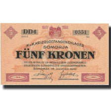 Billet, Tchécoslovaquie, 5 Korun, 1916, 1916-01-15, NEUF