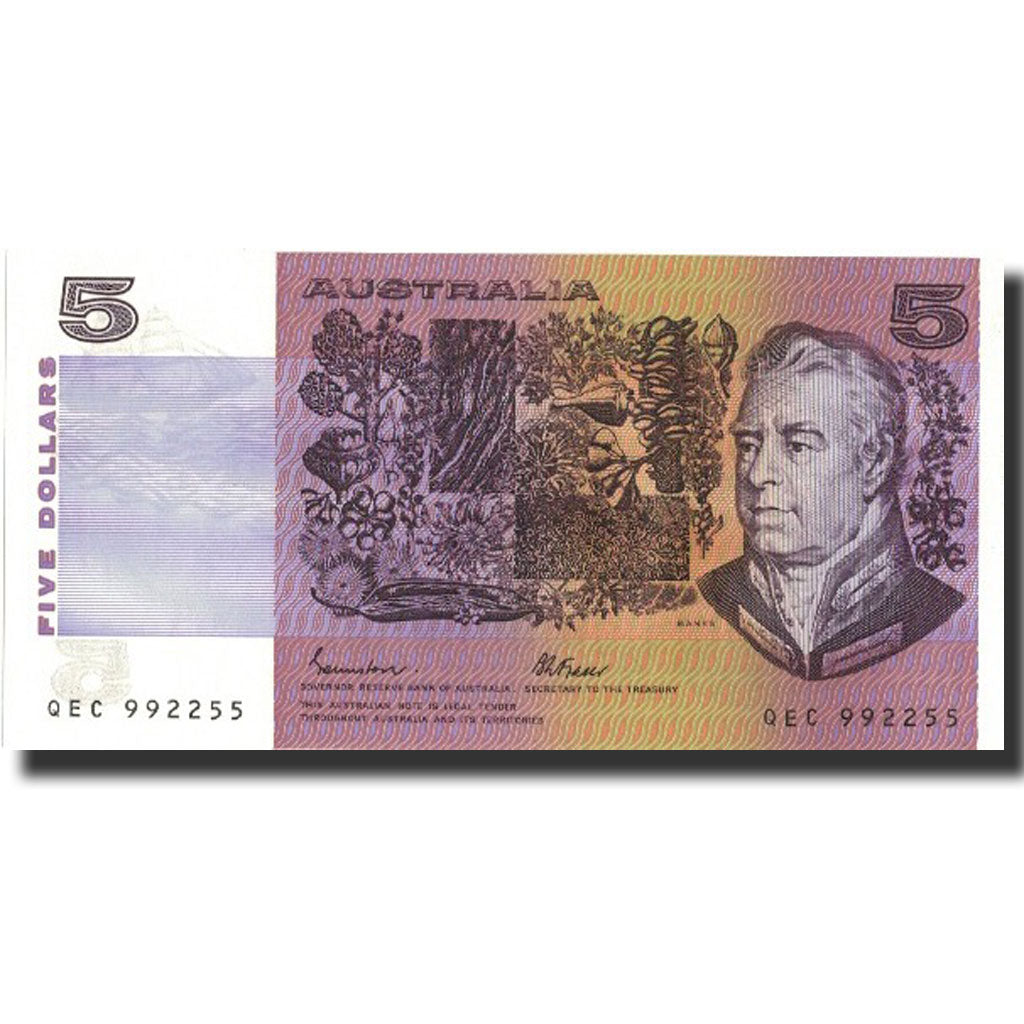 Banknote, Australia, 5 Dollars, 1985, 1985, KM:44e, UNC(65-70)