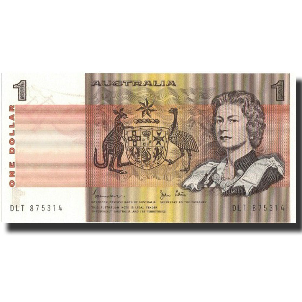 Banknote, Australia, 1 Dollar, undated (1974-83), Undated, KM:42d, UNC(65-70)