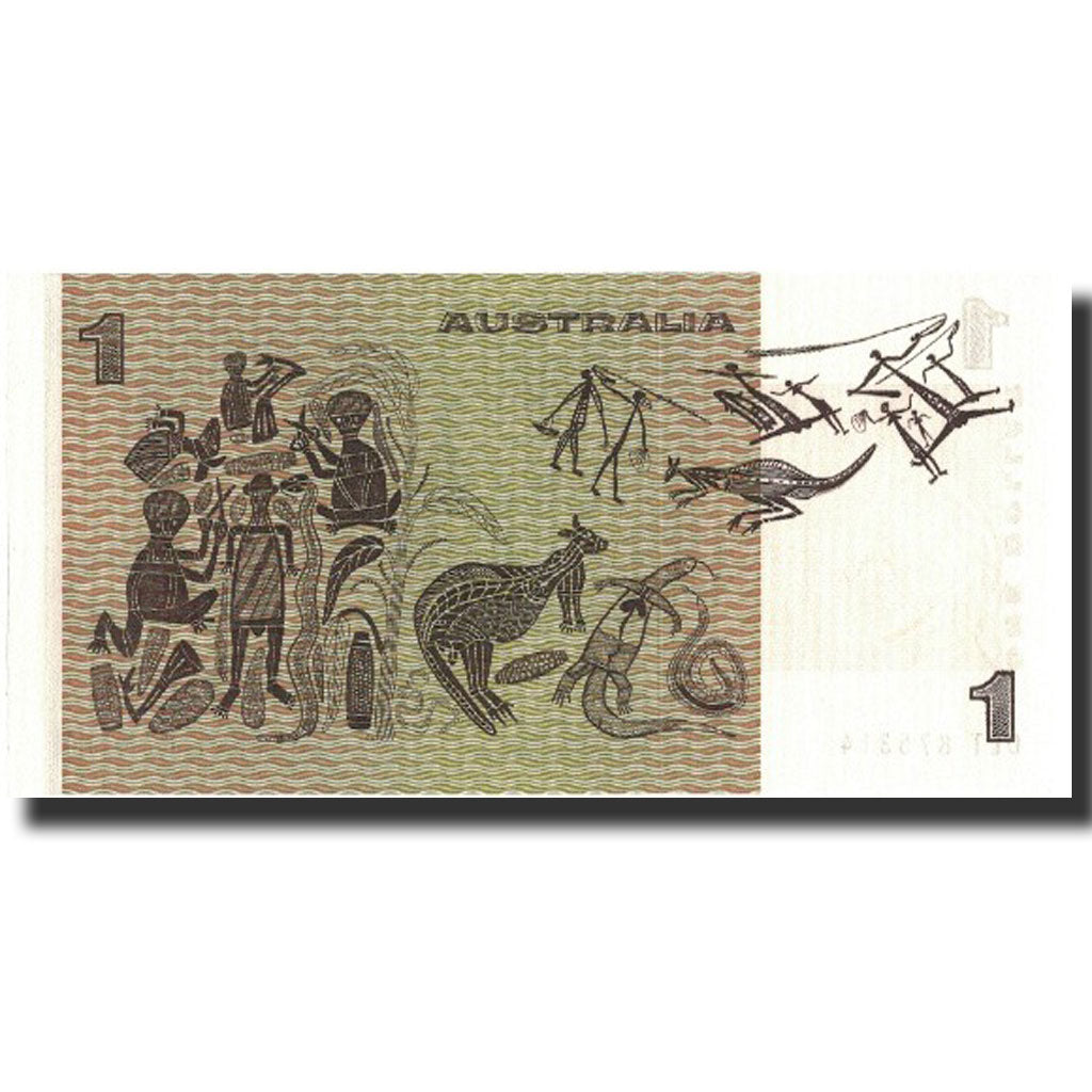Banknote, Australia, 1 Dollar, undated (1974-83), Undated, KM:42d, UNC(65-70)