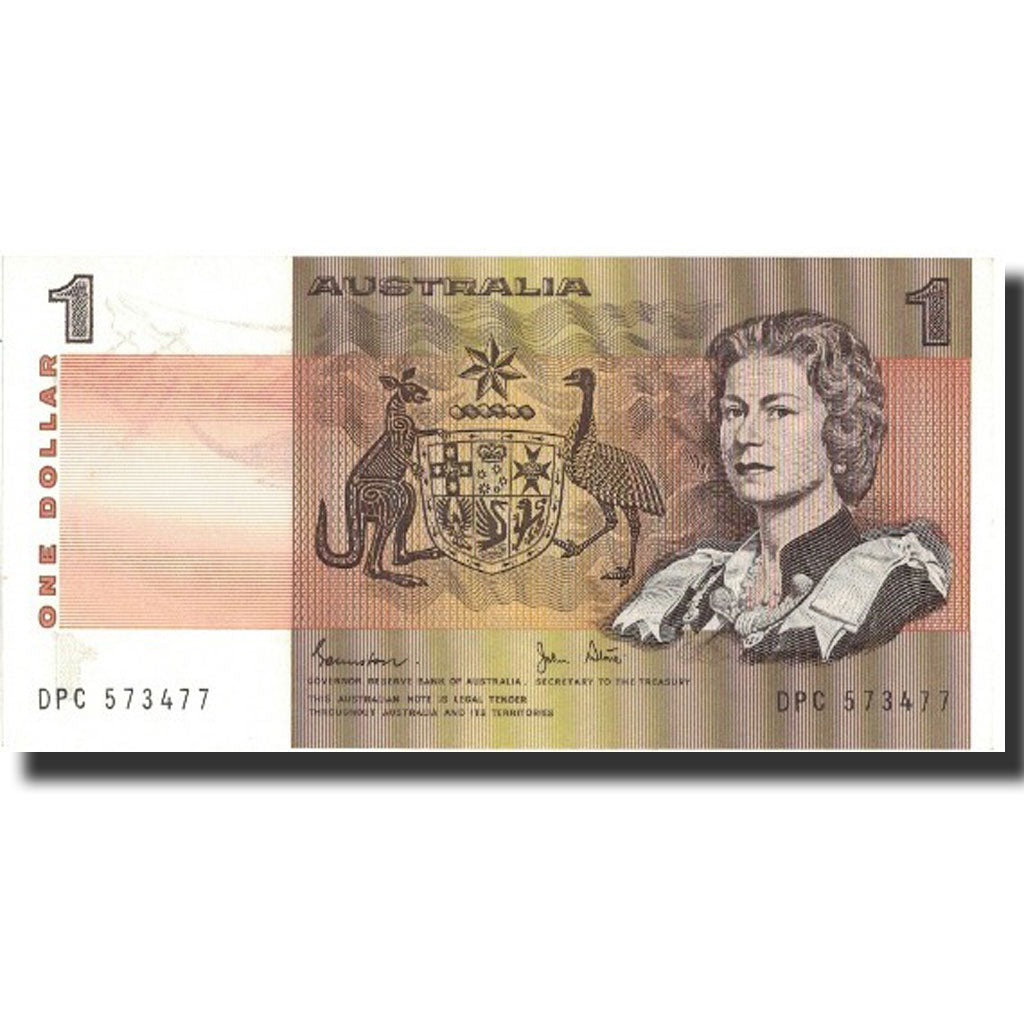 Banknote, Australia, 1 Dollar, undated (1974-83), Undated, KM:42d, UNC(65-70)