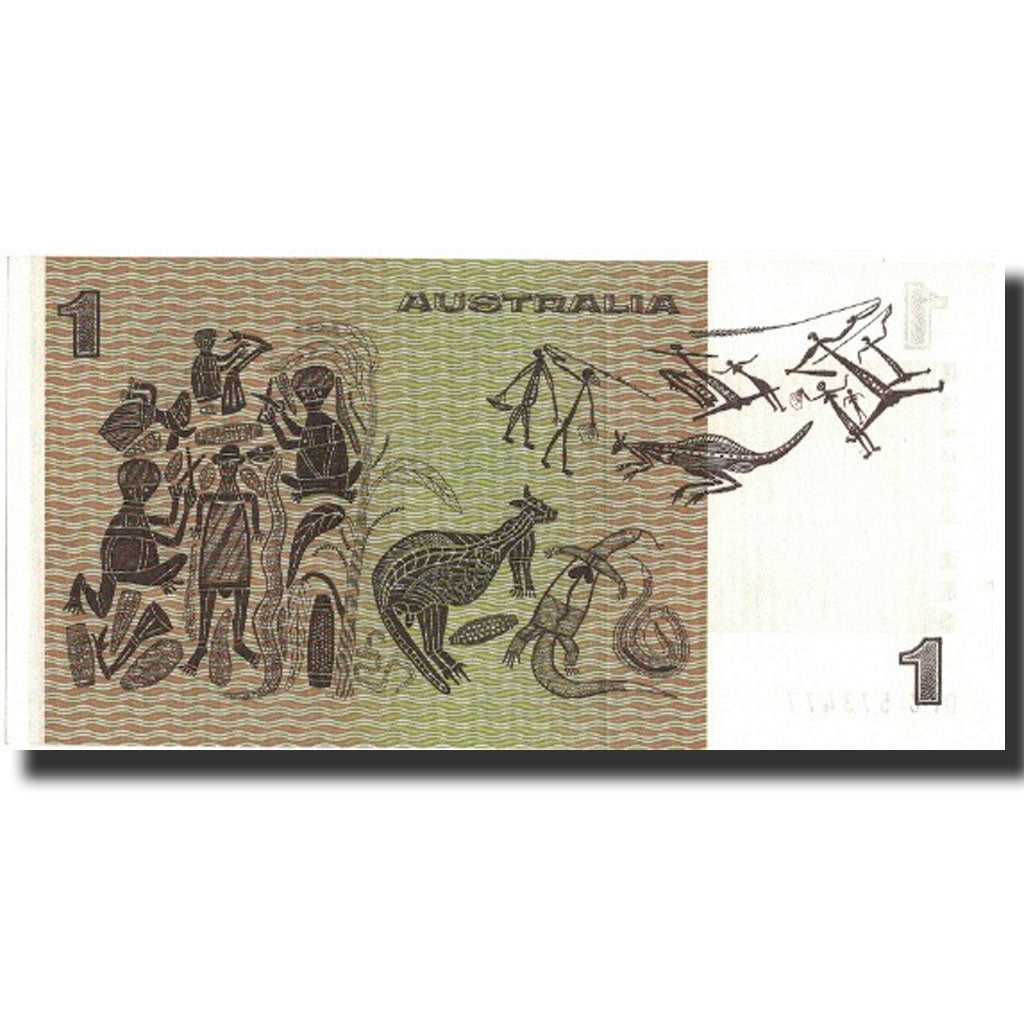 Banknote, Australia, 1 Dollar, undated (1974-83), Undated, KM:42d, UNC(65-70)