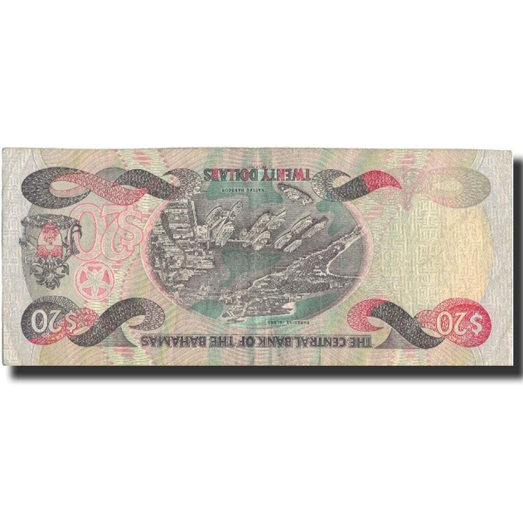 Billete, 20 Dollars, 2000, Bahamas, 2000, KM:65a, BC+