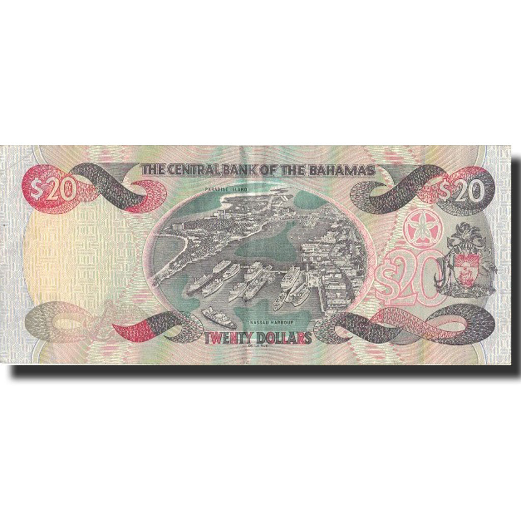 Biljet, Bahama's, 20 Dollars, 2000, 2000, KM:65a, TTB