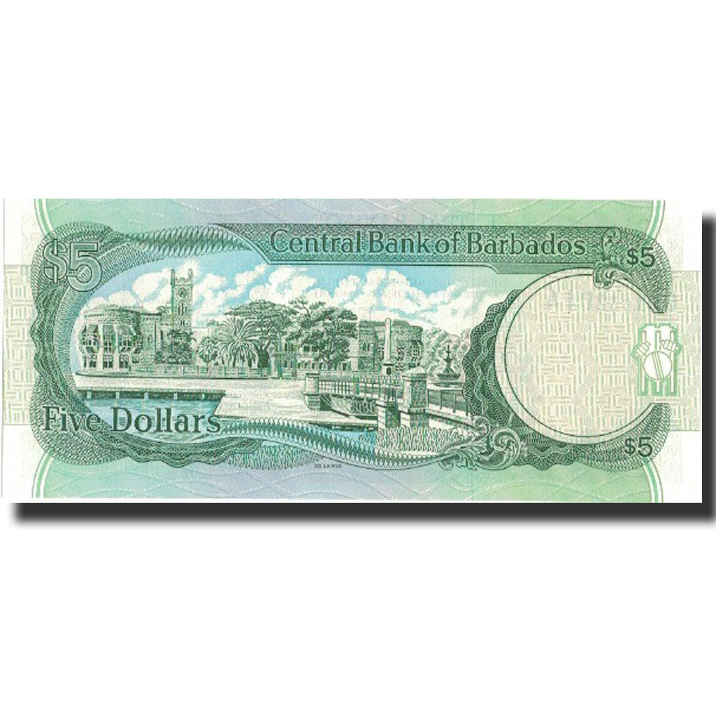 Billet, Barbados, 5 Dollars, Undated (1996), Undated, KM:47, NEUF