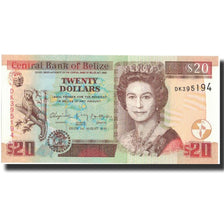 Geldschein, Belize, 20 Dollars, 2010, 2010-08-01, KM:69d, UNZ-
