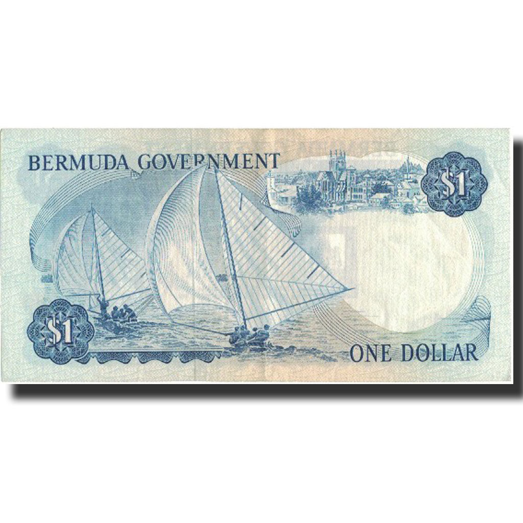 Banknote, Bermuda, 1 Dollar, 1970, 1962-02-06, KM:23a, EF(40-45)