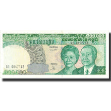 Banknote, Cambodia, 100,000 Riels, Undated (1995), Undated, KM:50a, UNC(63)