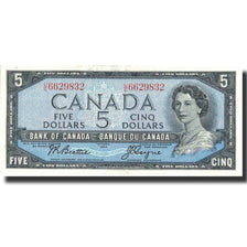 Billete, 5 Dollars, 1954, Canadá, 1954, KM:77a, SC