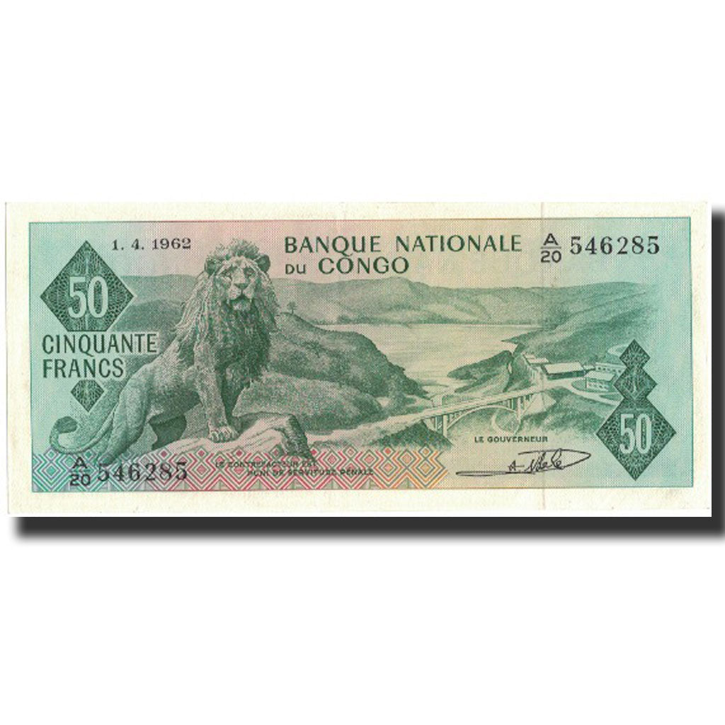 Banknote, Congo Republic, 10,000 Francs, 1962, 1962-04-01, KM:5a, UNC(64)