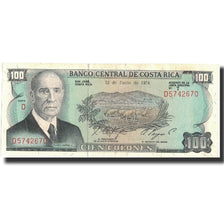 Banknote, Costa Rica, 100 Colones, 1974, 1974-06-12, KM:240a, UNC(64)