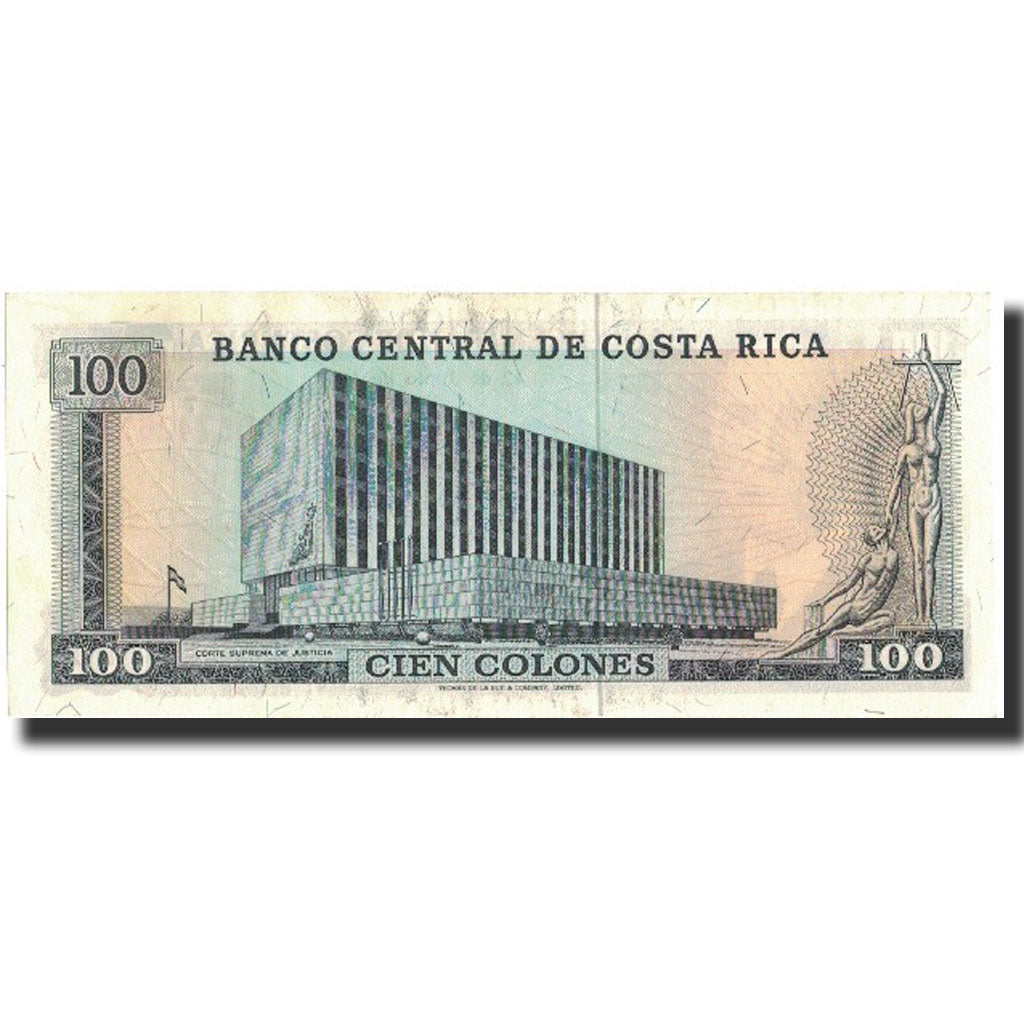 Billete, 100 Colones, 1974, Costa Rica, 1974-06-12, KM:240a, SC+