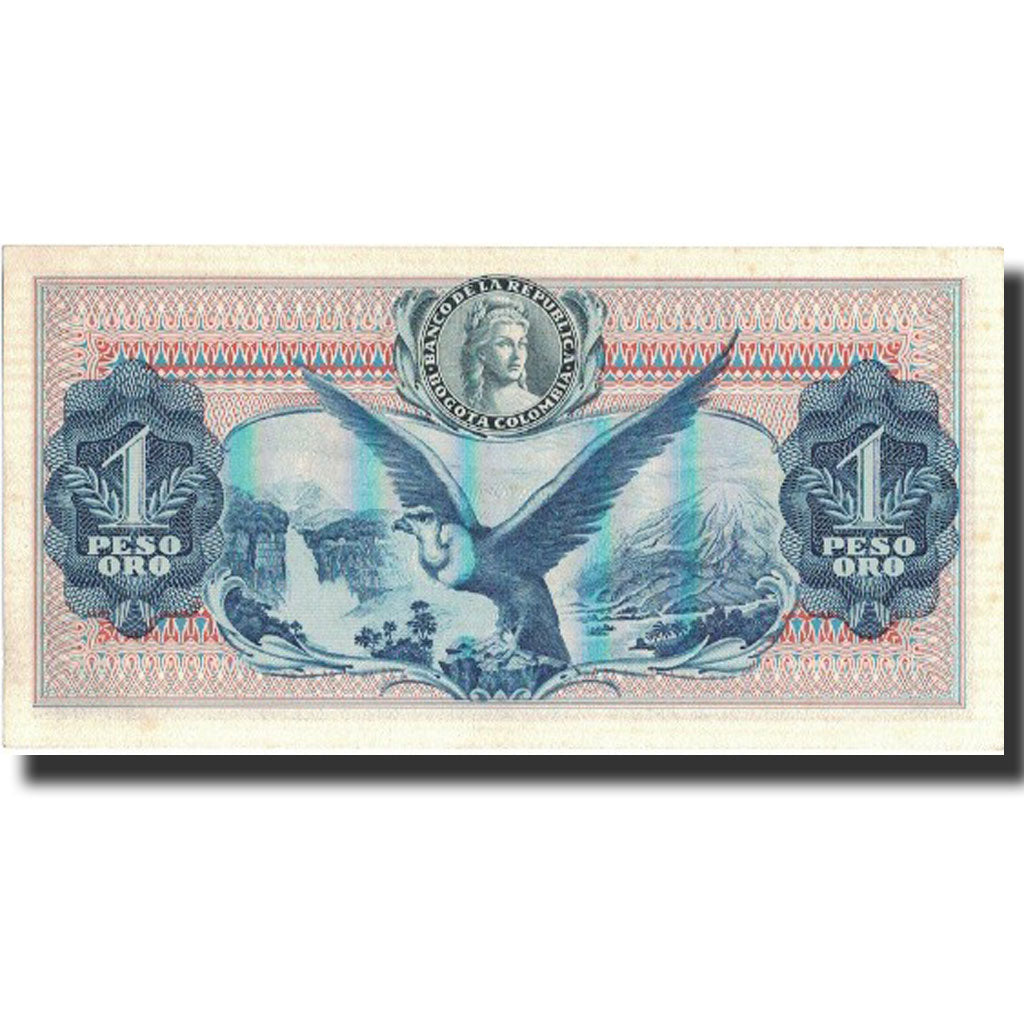 Geldschein, Kolumbien, 1 Peso Oro, 1970, 1970-05-01, KM:404s2, UNZ-