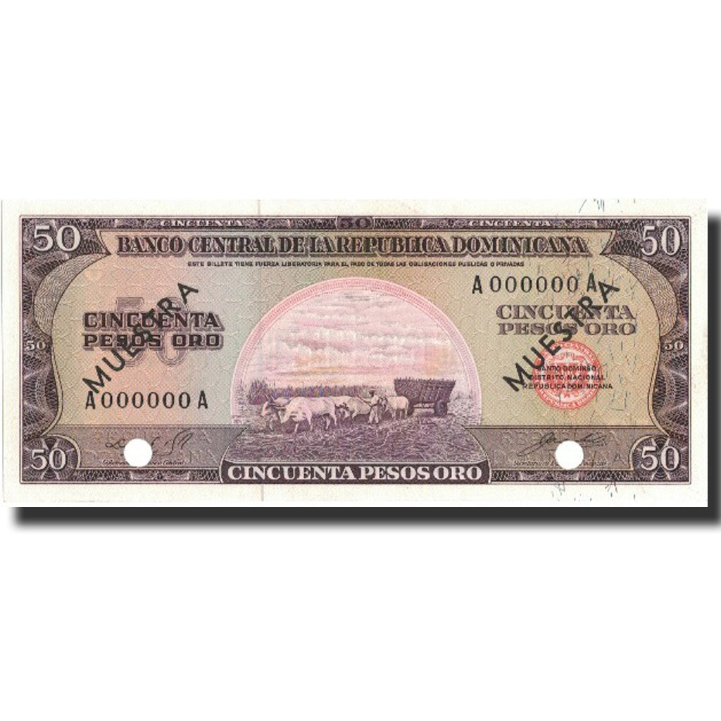 Geldschein, Dominican Republic, 50 Pesos Oro, undated (1964-74), Undated